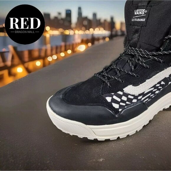 Vans UltraRange EXO Hi GORE-TEX® MTE-2 Black Warped Check Sneakers - Men’s 9.5 main image 12